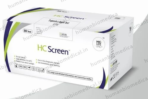 HC Screen Troponin I Rapid Test Kit, 50 Tests
