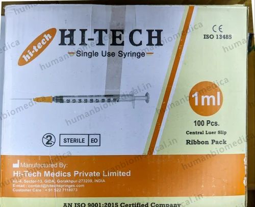 Disposable Syringes 1 Ml