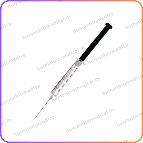 Gas Tight Glass Syringes Fixed Needle Beveled LTFN, For Laboratory