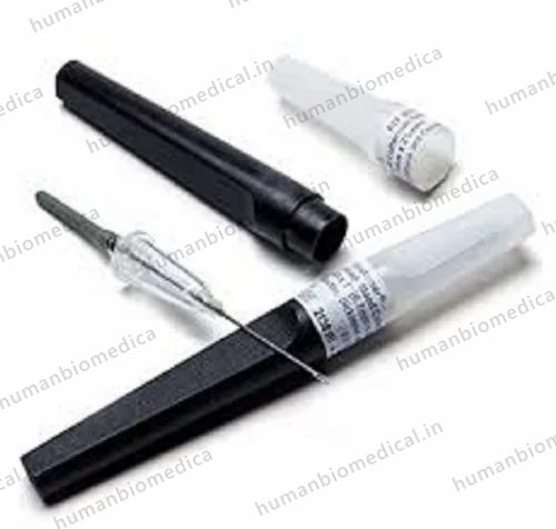 Stainless steel,plastic Black Disposable  Needle, Size: 29,30 G