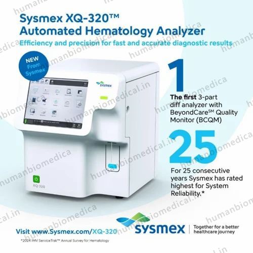 Sysmex XQ320 -  Automated Double Chamber 3 Part Differiantial Cell Counter