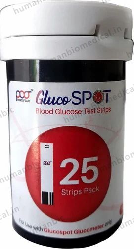 Poct Gluco Spot Blood Glucose Test , 25