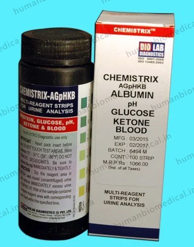 Chemistrix AGPHKB Albumin PH Glucose Ketone Blood