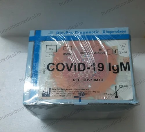DIAPRO COVID19 IgM ELISA, Number of Reactions(Preps)/Kit: 96T