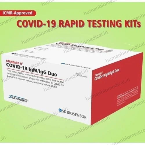 SD Biosensor Covid 19 Rapid Antibody Test Kit, ICMR Approved