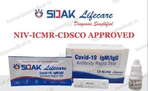 Sidak Covid 19 Antibody IgG /IgM Rapid Test Kit