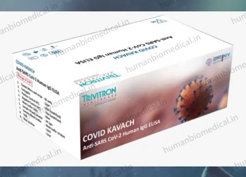Trivitron COVID KAVACH Anti-SARS CoV-2 Human IgG ELISA Kit, ICMR Approved