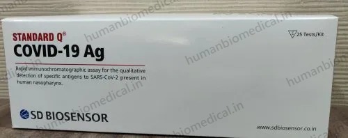SD Biosensor Covid 19 Rapid Antigen Kit, ICMR Approved, 25 Tests