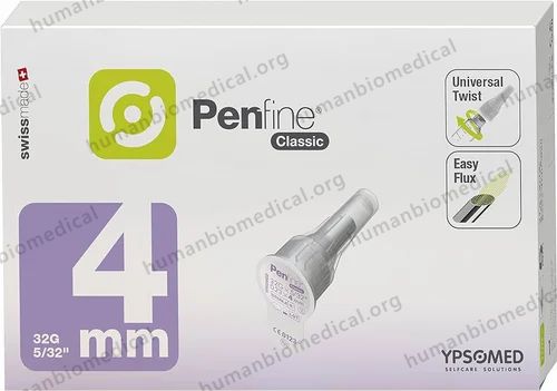 Mylife Penfin Pen Needles, 4 mm, 32G