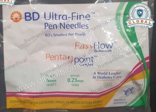 Bd Ultra Fine Pen Needles / Easy Flow / penta Point, 4 mm, 32G