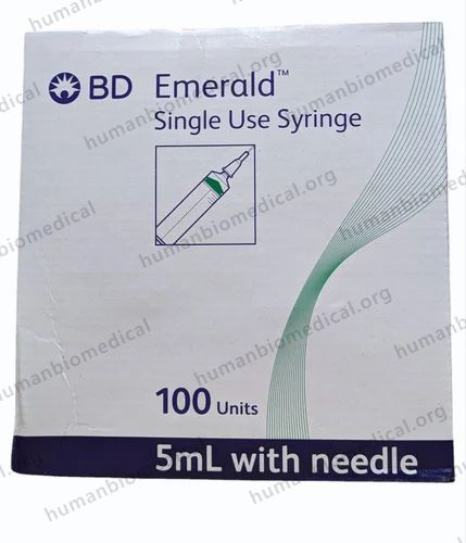 BD Emerald Single Use Syringe 5ML
