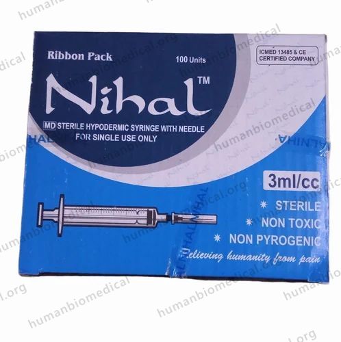 3 Ml Nihal Hypodermic Syringe