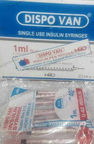 MP-40 DISPO VAN INSULINE SYRINGES