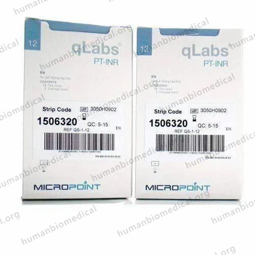 Plastic Micropoint QLabs Q1 Pro Electrometer Strip PT-INR, For Hospital, 20 mIU/mL