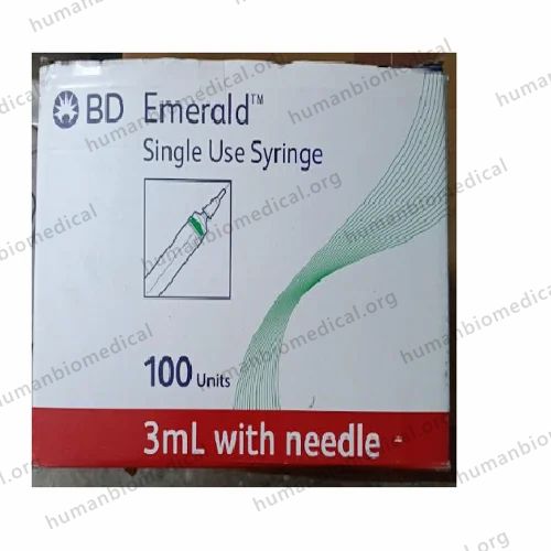 BD Emerald Single Use Syringe 3ML