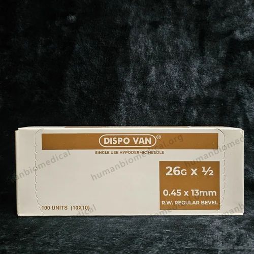 26G Dispo Van Single Use Hypodermic Needle