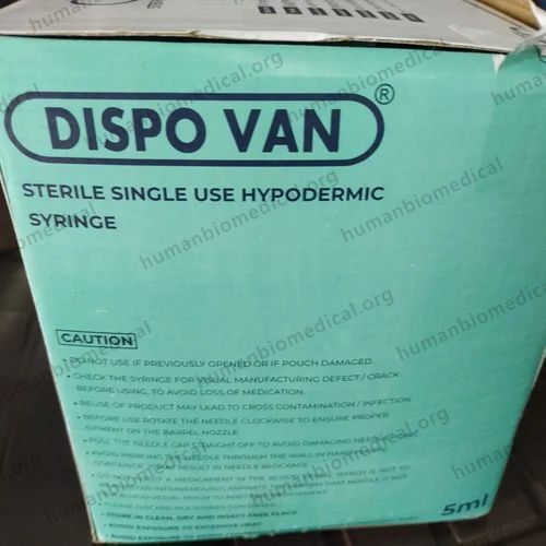 Sterile single use hypodermic syringe