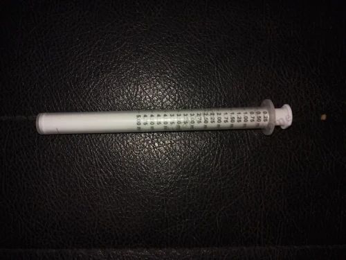 PP/Hdpe Plastic 5ml-8ml Oral Dispenser Syringe / Oral Applicator, Size: 1ml, 25 X 15 X 11