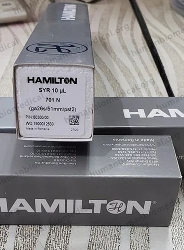 Hamilton Syringe 10ul Cat No.80300 701N