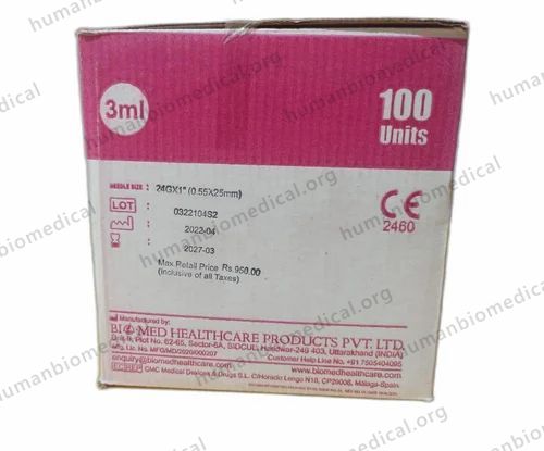 3ml Syringe Needle, 24 G