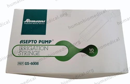 Romsons Asepto Pump Irrigation Syringe, For Hospital, Model Name/Number: Gs 6008