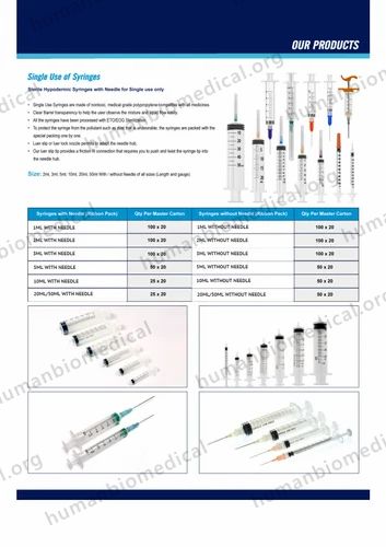 Disposable Hypodermic Needle, 16G