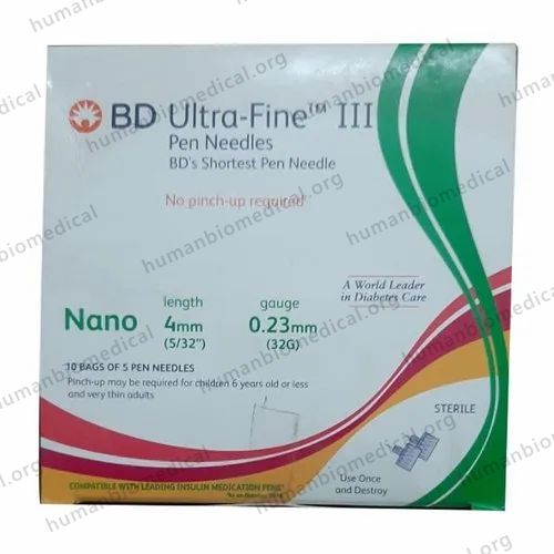 Plastic and SS BD Ultra Fine III Pen Medical Needles