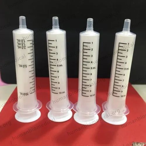 Polypropylene Semi Automatic 10 ml Oral Dispenser Dosage Syringe