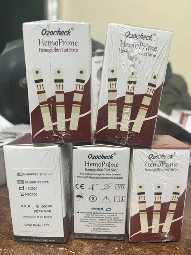 Ozocheck HemoPrime Hemoglobin Test Strips
