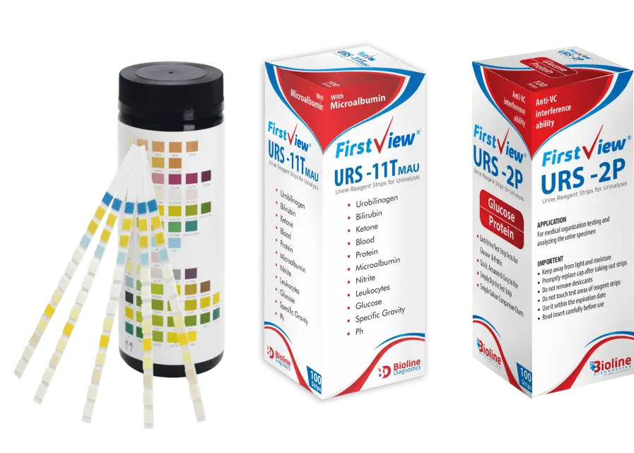 Bioline Diagnostics FirstView urine reagent strips