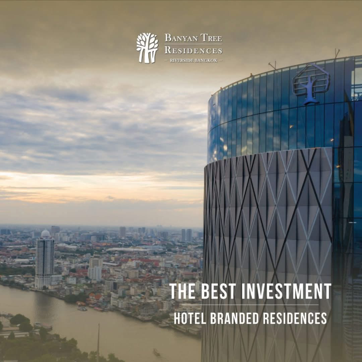 For Rent  Banyan Tree Residences Riverside Bangkok