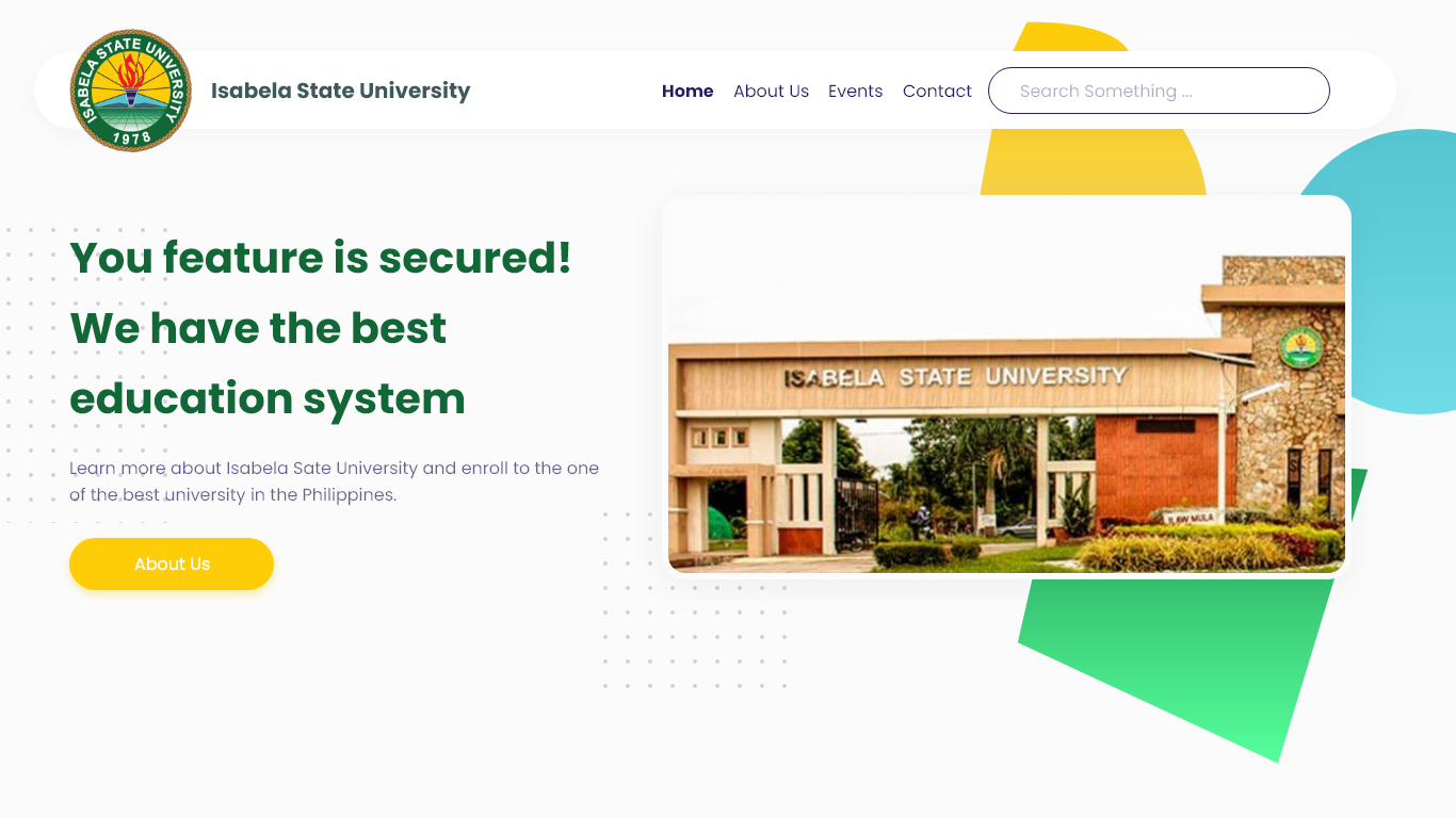 Isabela State University Wordpress Theme
