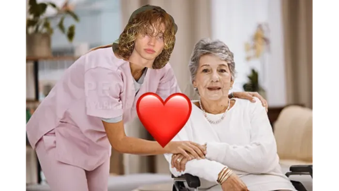 Jordan Huxhold Working at a Nursing Home