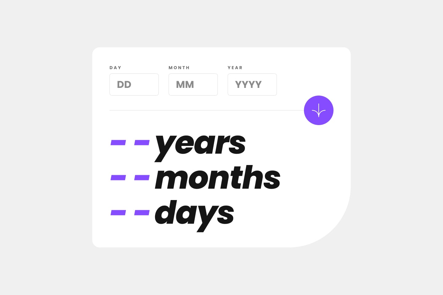 Age calculator 