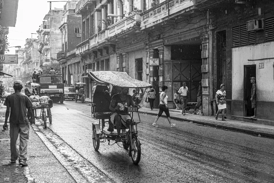 Cuba. La Habana en blanco y negro.