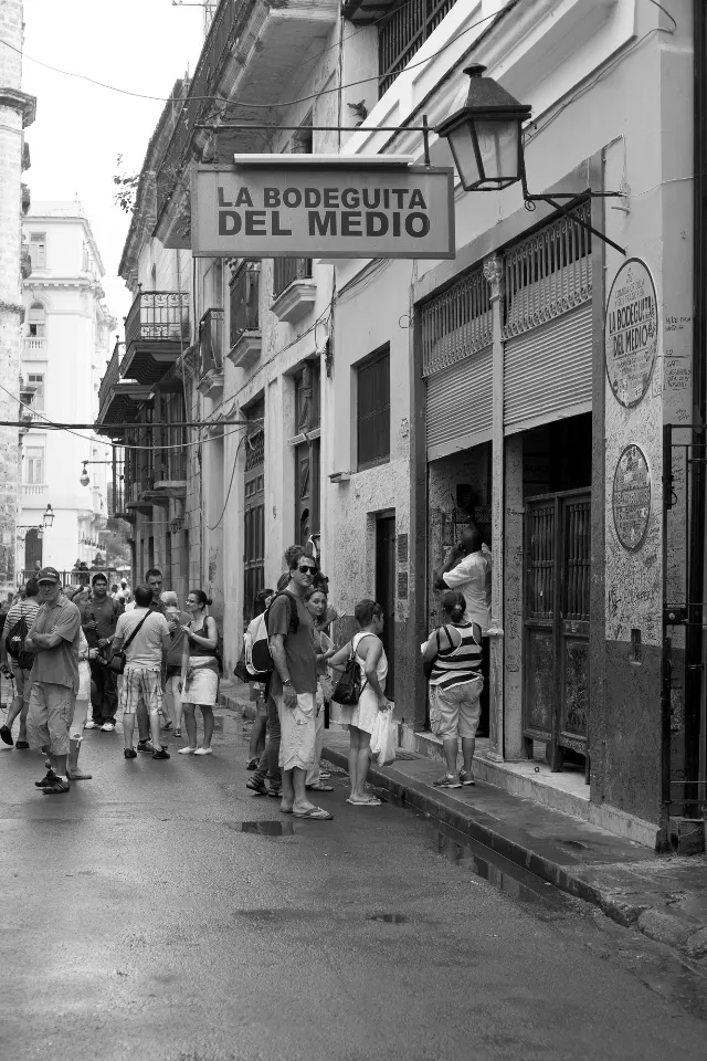 Cuba. La Habana en blanco y negro.