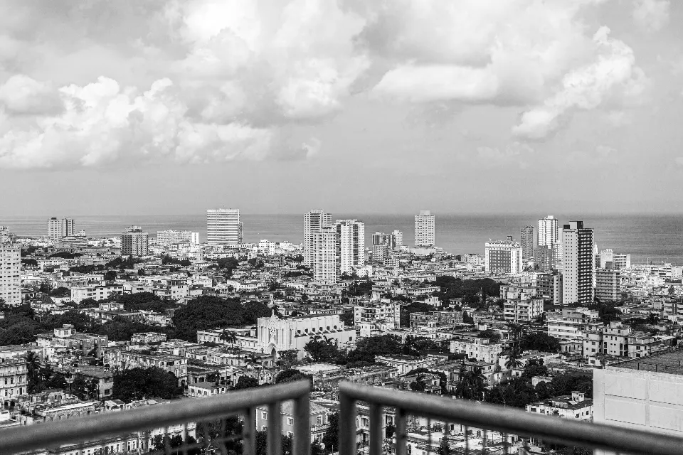 Cuba. La Habana en blanco y negro.