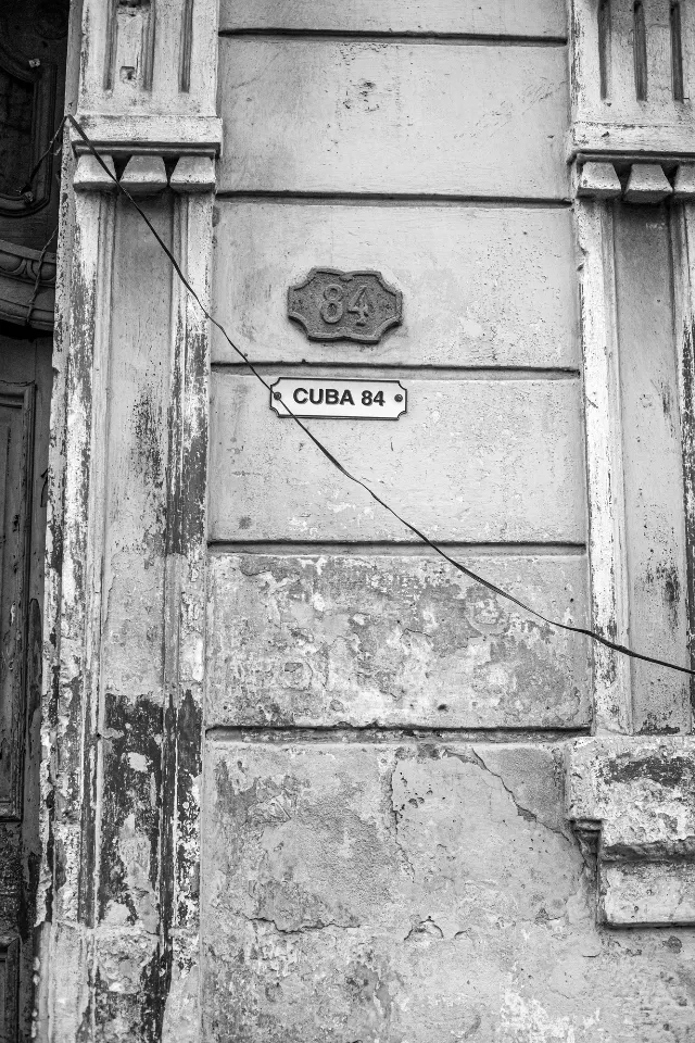 Cuba. La Habana en blanco y negro.