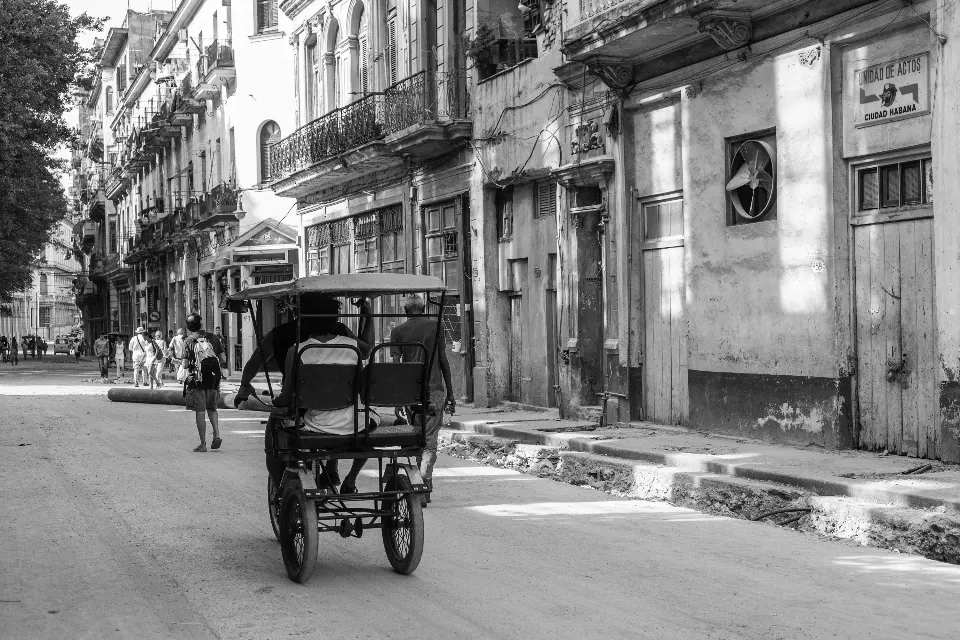 Cuba. La Habana en blanco y negro.