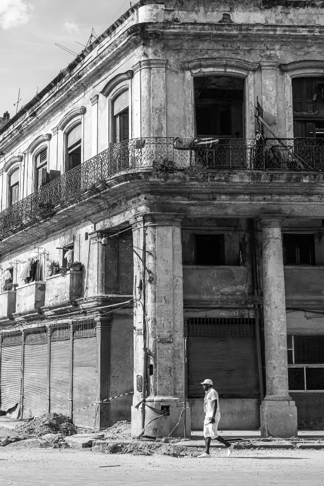 Cuba. La Habana en blanco y negro.