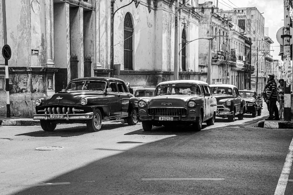 Cuba. La Habana en blanco y negro.