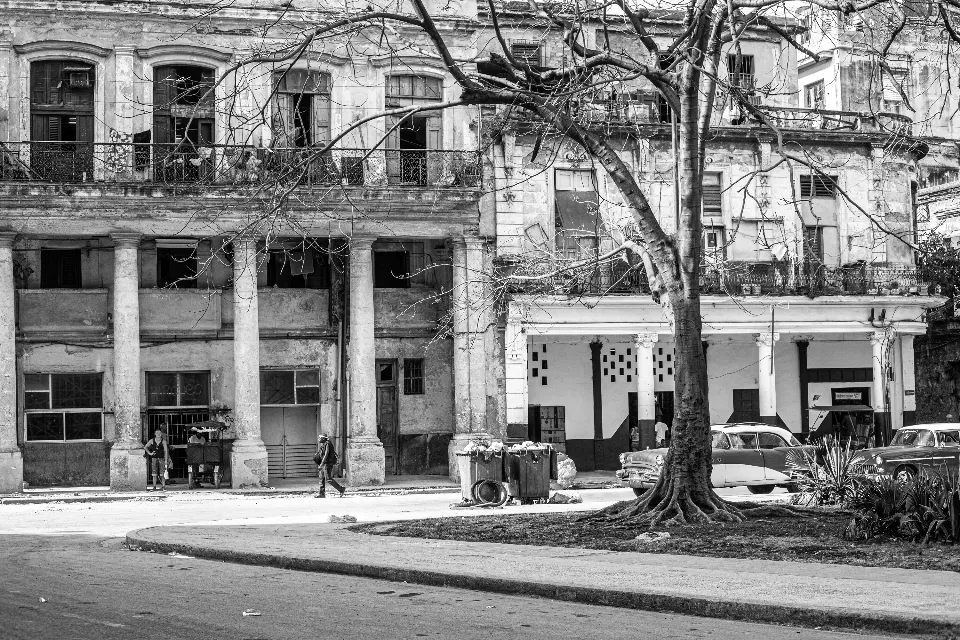 Cuba. La Habana en blanco y negro.