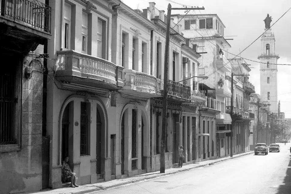 Cuba. La Habana en blanco y negro..