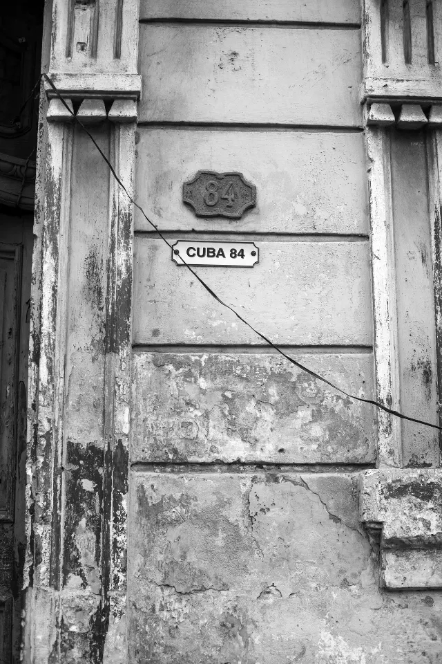 Cuba. La Habana en blanco y negro..
