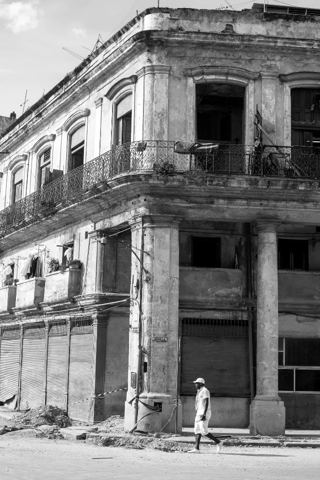 Cuba. La Habana en blanco y negro..
