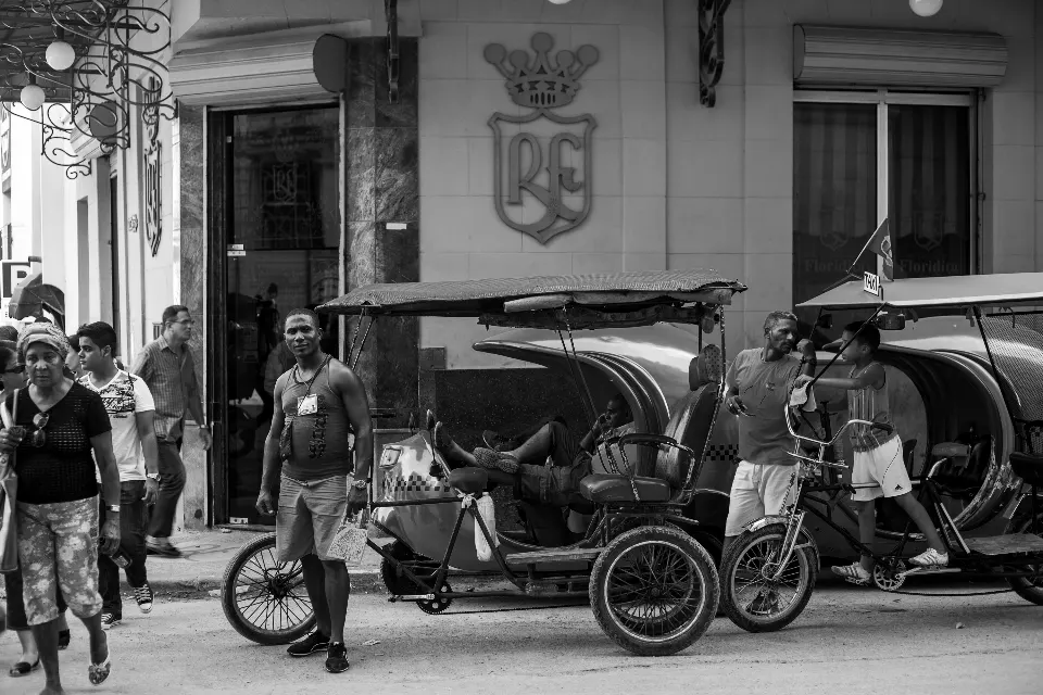 Cuba. La Habana en blanco y negro..