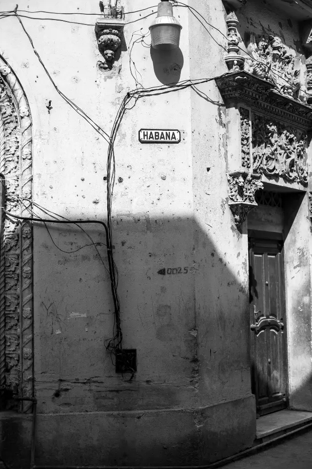 Cuba. La Habana en blanco y negro..