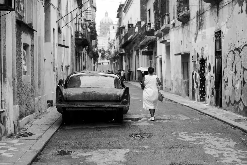 Cuba. La Habana en blanco y negro..