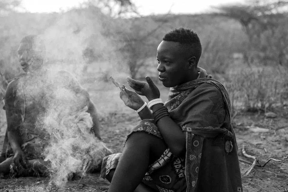 Tanzania. Sinfonía de silencio. Hadzas.