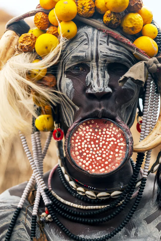 Etiopía. Mursi